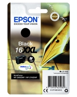Epson Original 16XXL Füller Druckerpatrone schwarz 1000 Seiten 21, 6ml (C13T16814012)