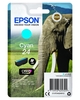 Epson Original 24 Elefant Druckerpatrone cyan 360 Seiten 4, 6ml (C13T24224012)
