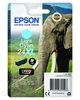 Epson Original 24XL Elefant Druckerpatrone cyan hell 740 Seiten 9, 8ml (C13T24354012)