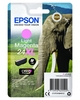 Epson Original 24XL Elefant Druckerpatrone magenta hell 740 Seiten 9, 8ml (C13T24364012)