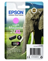 Epson Original 24XL Elefant Druckerpatrone magenta hell 740 Seiten 9, 8ml (C13T24364012)