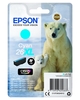 Epson Original 26XL Eisbär Druckerpatrone cyan 700 Seiten 9, 7ml (C13T26324012)