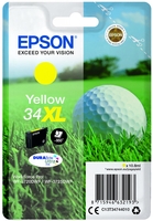 Epson Original 34XL Golfball Druckerpatrone gelb 950 Seiten 10, 8ml (C13T34744010)