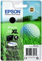 Epson Original 34XL Golfball Druckerpatrone schwarz 1.100 Seiten 16, 3ml (C13T34714010)