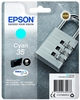Epson Original 35 Schloss Druckerpatrone cyan 650 Seiten 9, 1ml (C13T35824010)