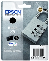 Epson Original 35 Schloss Druckerpatrone schwarz 900 Seiten 16, 1ml (C13T35814010)
