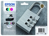 Epson Original 35XL Schloss Druckerpatronen 4er Multipack schwarz cyan magenta gelb (C13T35964010)