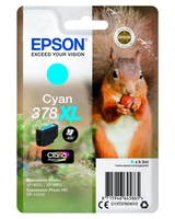 Epson Original 378XL Eichhörnchen Druckerpatrone cyan 830 Seiten 9, 3ml (C13T37924010)