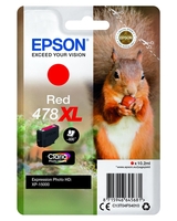 Epson Original 478XL Eichhörnchen Druckerpatrone rot 10, 2 ml (C13T04F54010)
