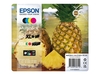 Epson Original 604XL BK / 604 CMY Ananas Druckerpatrone - 4er Multipack