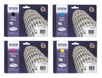Epson Original 79XL Druckerpatronen 4er-Set schwarz,  cyan,  magenta,  gelb (OPC13T79014010)