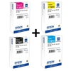 Epson Original 79XXL Druckerpatronen 4er-Pack - schwarz,  cyan,  magenta,  gelb - 4.000 Seiten