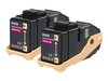 Epson Original Doppelpack Toner magenta 15.000 Seiten (C13S050607)