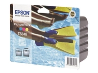 Epson Original Druckerpatronen T5846 MultiPack schwarz cyan magenta gelb 40ml (C13T58464010)