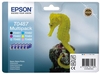 Epson Original T0487 Druckerpatrone MultiPack schwarz cyan magenta gelb photo magenta photo cyan 78 ml (C13T04874010)