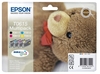 Epson Original T0615 Druckerpatronen MultiPack schwarz cyan magenta gelb 250 Seiten 4x 8ml (C13T06154010)