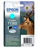Epson Original T1302 Hirsch Druckerpatrone cyan 765 Seiten 10, 1 ml (C13T13024012)