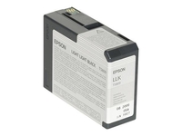 Epson Original T5809 Druckerpatrone schwarz hell hell 80ml (C13T580900)