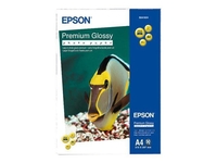 Epson Premium - Harzbeschichtetes glänzendes Fotopapier - A4 (210 x 297 mm) - 255 g/m2 - 50 Blatt - für Stylus C87,  CX49
