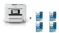 Epson WorkForce Pro WF-C4810DTWF Tintenstrahl-Multifunktionsgerät + 1 Set Original Tinte