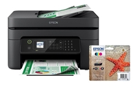 Epson WorkForce WF-2830DWF Tintenstrahl -Multifunktionsgerät + Tinte 4er Multipack 603 Seestern