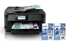 Epson WorkForce WF-7715DWF Tintenstrahl-Multifunktionsgerät + Tinte 3er Multipack 27XL CMY + Tinte BK 27XXL Wecker