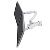 Ergotron LX Dual Monitorarm für zwei Monitore bis 68, 58 cm 27 Zoll nebeneinander Tischhalterung weiß