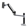 Ergotron LX Monitorarm mit 30, 5 cm hoher Säule Tischhalterung für einen Monitor bis 86, 36 cm 34 Zoll Aluminium