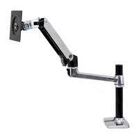 Ergotron LX Monitorarm mit 30, 5 cm hoher Säule Tischhalterung für einen Monitor bis 86, 36 cm 34 Zoll Aluminium