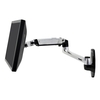 Ergotron LX Monitorarm Wandhalterung für einen Monitor bis 81, 28 cm 32 Zoll Aluminium