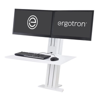 Ergotron WorkFit-SR Dual Steh-Sitz-Arbeitsplatz für 2 Bildschirme bis 60, 96 cm (24")
