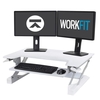 Ergotron WorkFit-T Steh-Sitz Arbeitsplatz mit patentierter CF-Technologie für einen Bildschirm bis 76, 2 cm (30")