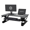 Ergotron WorkFit-T Steh-Sitz Arbeitsplatz mit patentierter CF-Technologie für einen Bildschirm bis 76, 2 cm (30")