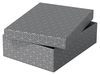 Esselte Aufbewahrungsboxen LEITZ Box Home M flach grau 3S 8, 0 l - 26, 5 x 36, 0 x 10, 0 cm grau