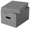 Esselte Aufbewahrungsboxen LEITZ Box Home M grau 3St. 17, 5 l - 26, 5 x 36, 5 x 20, 5 cm grau