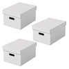 Esselte Aufbewahrungsboxen LEITZ Box Home M weiß 3St. 17, 5 l - 26, 5 x 36, 5 x 20, 5 cm weiß