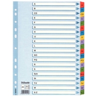 Esselte Ordnerregister Vollformat A-Z farbig - 20-teilig
