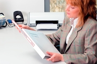 Esselte Präsentationsringbücher Esselte Ringbuch A4 wß,  8, 5cm 8.5 cm DIN A4 weiß