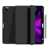 eSTUFF Miami Pencil Case für das iPad Pro 12.9" 2022/2021 - Black PU leather/Clear (Bulk)