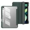 eSTUFF New York Pencil-Case für das iPad 10. Generation,  10.9" - Dark Green/Clear (Bulk)