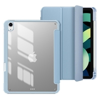 eSTUFF New York Pencil-Case für das iPad 10. Generation,  10.9" - Sky Blue/Clear (Bulk)