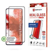 E.V.I. Displex Full Cover Real Glass + Case für Samsung Galaxy S21 Ultra 5G
