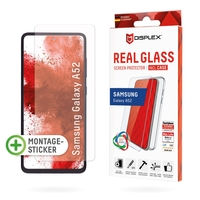 E.V.I. Displex Real Glass + Case für Samsung Galaxy A52 / A52s 5G