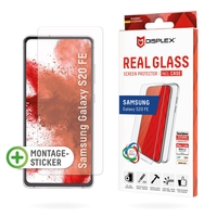 E.V.I. Displex Real Glass + Case Schutzset für Samsung Galaxy S20 FE / S20 FE 5G
