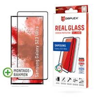 E.V.I. Displex Real Glass + Case Schutzset für Samsung Galaxy S23 Ultra