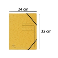 Exacompta Eckspanner Exacompta Eckspanner A4, gb, 5er DIN A4 gelb