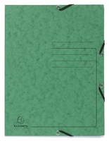Exacompta Eckspanner Exacompta Einschlagm. A4,  grün DIN A4 grün