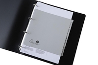 Exacompta Register Register 2/3Höhe PP grau 20t A Grau