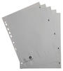 Exacompta Register Register A4 1-5 PP weiss+Index Grau
