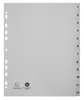 Exacompta Register Register A4+ PP grau 1-12tlg Grau
